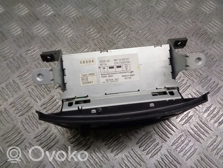 Toyota Yaris Sterownik / Moduł licznika / prędkościomierza 86110-52121