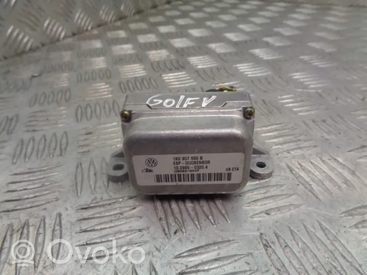 Volkswagen Golf V Sensore di imbardata accelerazione ESP 1KO907655B