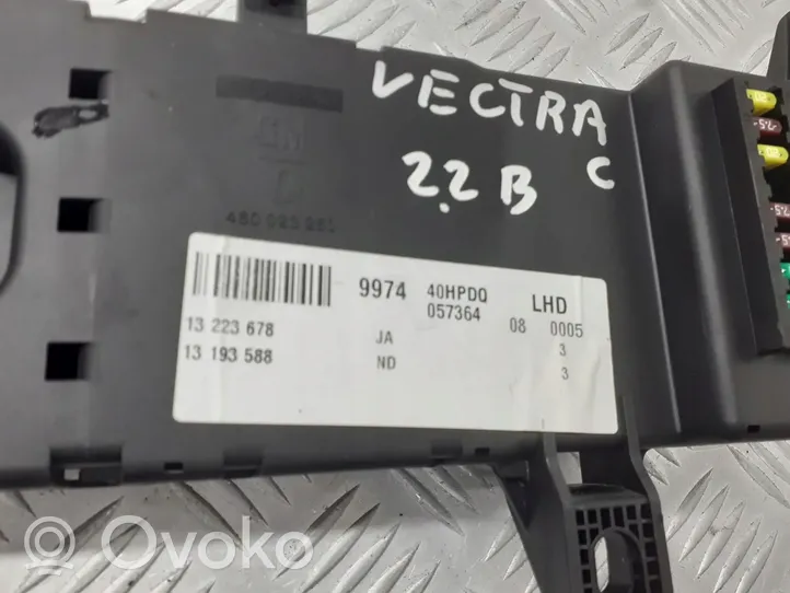 Opel Vectra C Módulo de control por voz 13193588