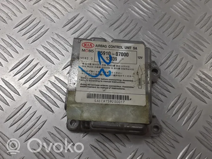 KIA Picanto Oro pagalvių valdymo blokas 95910-07000