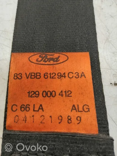 Ford Transit Ceinture de sécurité arrière centrale (siège) 83VBB61294C3A