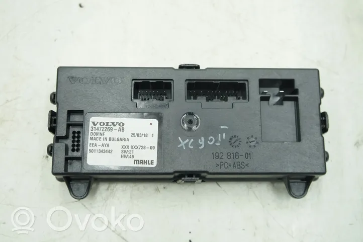 Volvo XC90 Unité de contrôle climatisation / chauffage 31472269