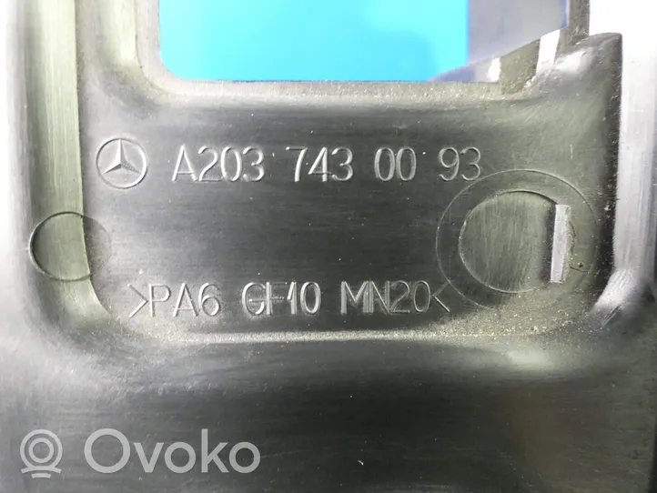 Mercedes-Benz CLC CL203 Osłona rygla zamka klapy tylnej A2037430093