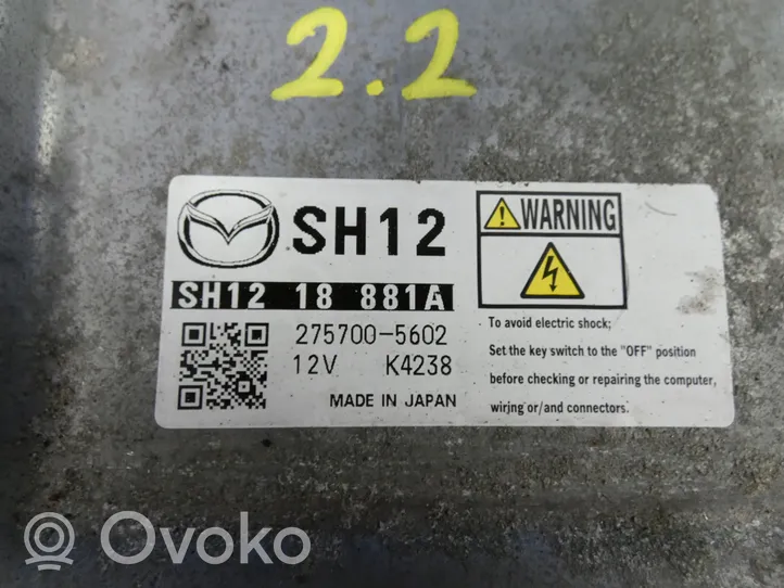 Mazda 3 II Moottorin ohjainlaite/moduuli SH1218881A