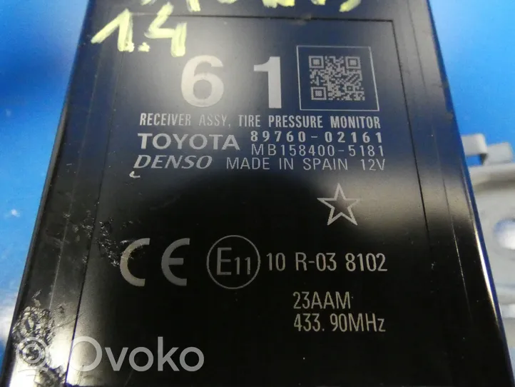 Toyota Auris E180 Altre centraline/moduli 8976002161