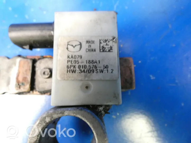 Mazda 6 Câble négatif masse batterie PE05188A1