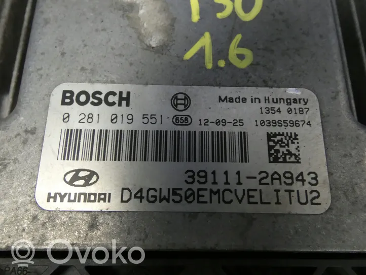 Hyundai i30 Calculateur moteur ECU 391112A943