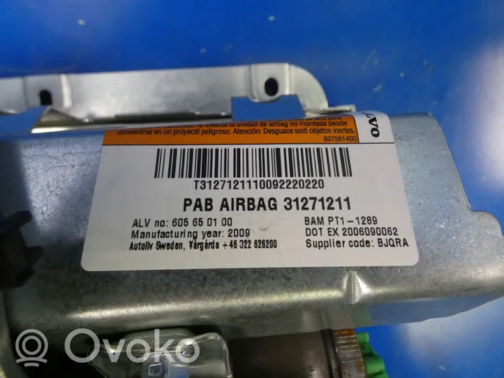 Volvo V70 Poduszka powietrzna Airbag pasażera 31271211