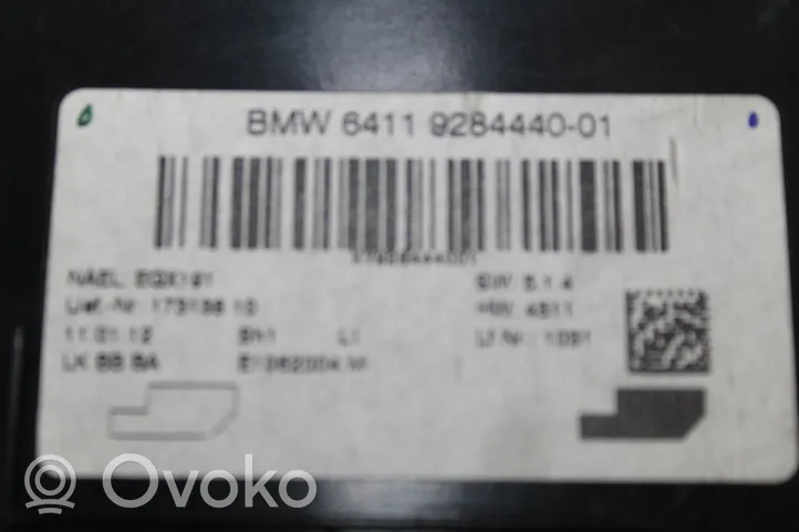 BMW 1 F20 F21 Sterowania klimatyzacji / Ogrzewania 9284440