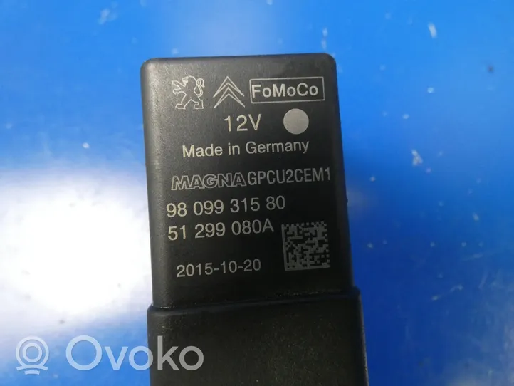 Ford Transit -  Tourneo Connect Przekaźnik / Modul układu ogrzewania wstępnego 9809931580
