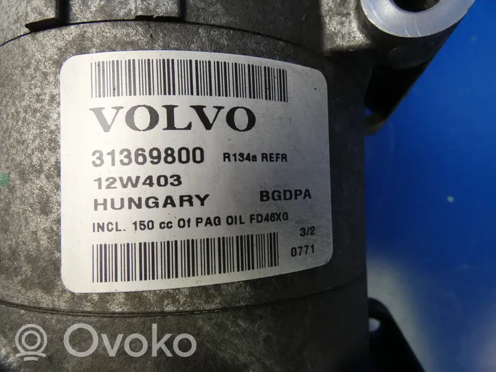 Volvo V40 Compressore aria condizionata (A/C) (pompa) 31369800