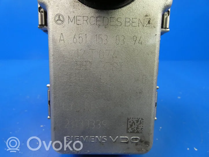 Mercedes-Benz B W246 W242 Activador de control de la turbina eléctrica A6511530394