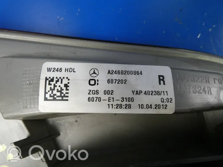 Mercedes-Benz B W246 W242 Takaluukun takavalot A2468200864