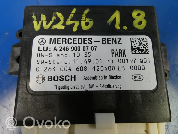 Mercedes-Benz B W246 W242 Parkavimo (PDC) daviklių valdymo blokas A2469000707