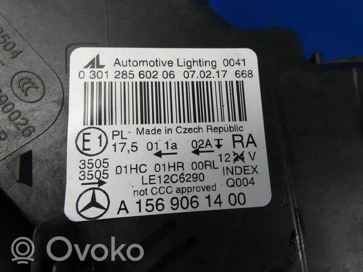 Mercedes-Benz GLA W156 Faro delantero/faro principal A1569061400