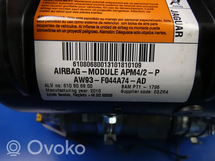 Jaguar XJ X351 Poduszka powietrzna Airbag pasażera AW93-F044A74-AD