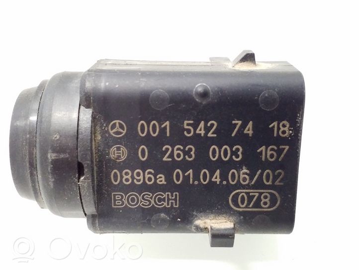 Mercedes-Benz ML W163 Parkošanās (PDC) sensors (-i) 0015427418