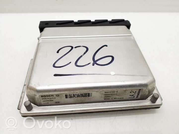 Volvo XC90 Komputer / Sterownik ECU i komplet kluczy 08677708A