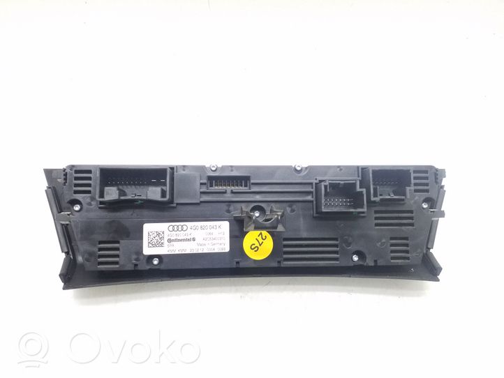 Audi A6 S6 C7 4G Panel klimatyzacji 4G0820043K