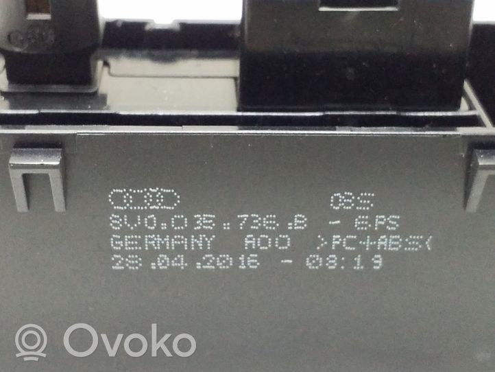 Audi A3 S3 8V USB-pistokeliitin 8V0035736B