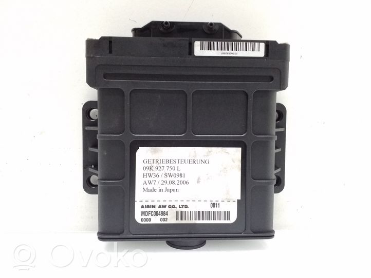 Volkswagen Transporter - Caravelle T5 Module de contrôle de boîte de vitesses ECU 09K927750L