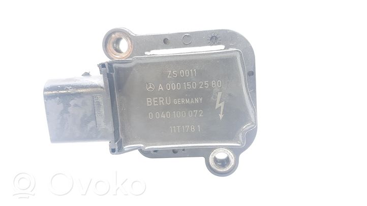 Mercedes-Benz E C207 W207 Bobina di accensione ad alta tensione A0001502580