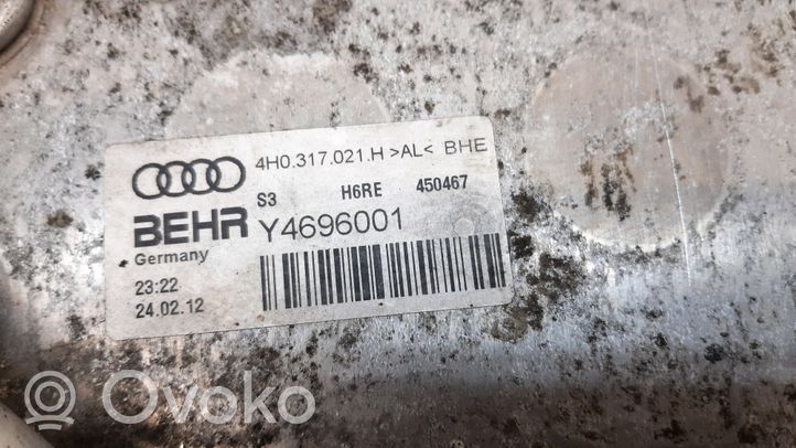 Audi A6 S6 C7 4G Refroidisseur d'huile de boîte de vitesses 4H0317021H