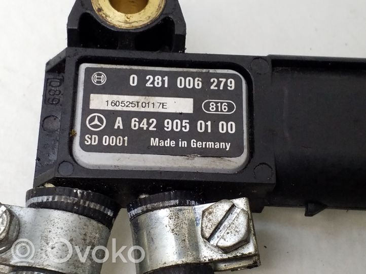 Mercedes-Benz ML W164 Sensore di pressione dei gas di scarico A6429050100