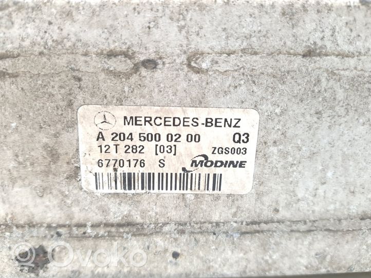 Mercedes-Benz CLS C218 X218 Chłodnica powietrza doładowującego / Intercooler A2045000200