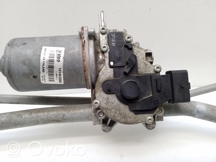 Opel Movano B Front wiper linkage and motor 141409360