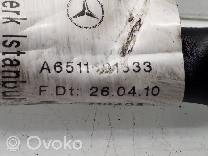 Mercedes-Benz C W204 Hehkutulpan johdot A6511501330