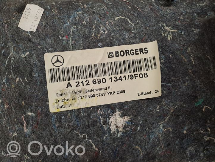 Mercedes-Benz E W212 Panneau, garniture de coffre latérale A2126901341