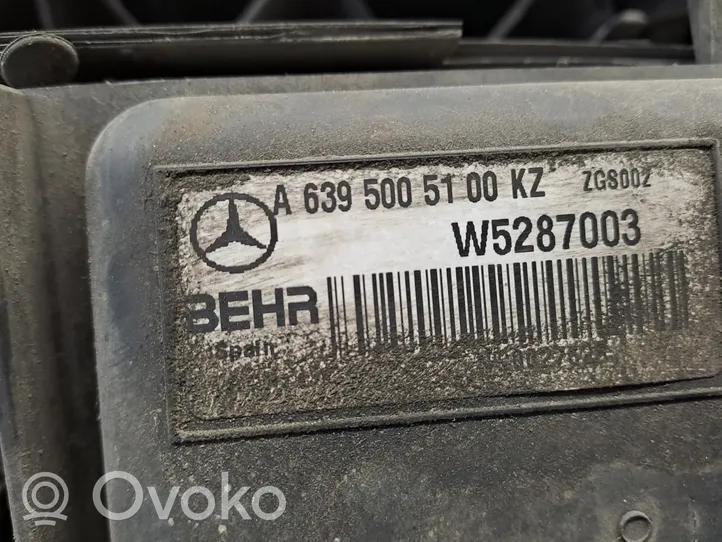 Mercedes-Benz Vito Viano W639 Wasserkühler Kühlerdpaket A6395011201