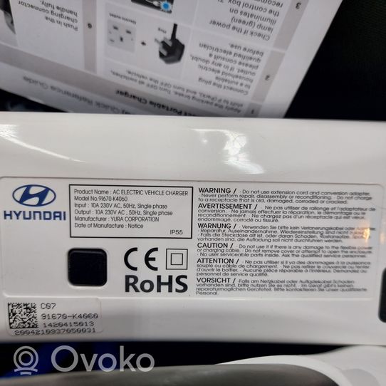 Hyundai Kona I Cavo di ricarica per auto elettriche 91670K4060
