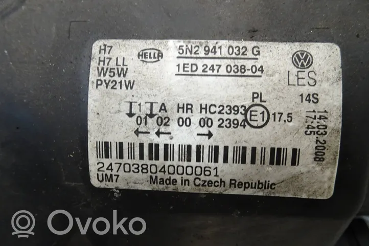 Volkswagen Tiguan Lampa przednia 5N2941032G