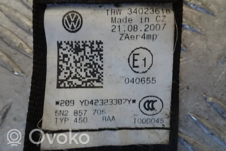 Volkswagen Tiguan Front seatbelt 5N2857705