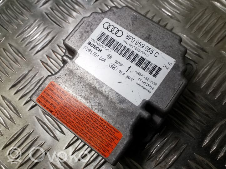 Audi A3 S3 A3 Sportback 8P Module de contrôle airbag 8P0959655C