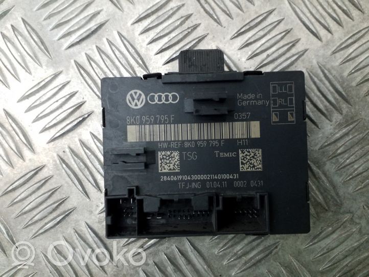 Audi A4 S4 B8 8K Durų elektronikos valdymo blokas 8K0959795F