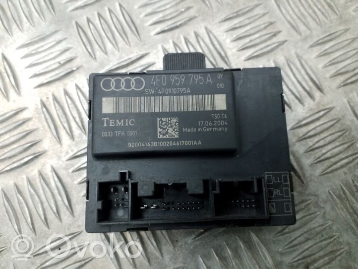 Audi A6 S6 C6 4F Centrinio užrakto valdymo blokas 4F0959795A