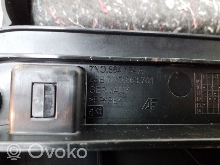 Volkswagen Sharan Glove box central console 7N0864134A