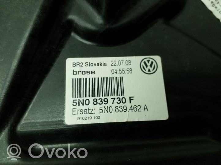 Volkswagen Tiguan Mechanizm podnoszenia szyby tylnej bez silnika 5N0839730F