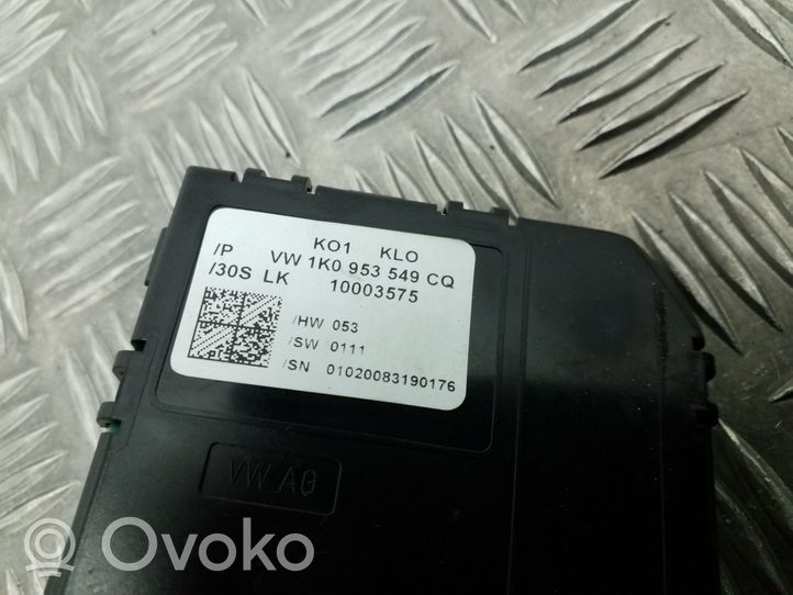 Volkswagen Golf VI Modulo di controllo della cremagliera dello sterzo 1K0953549CQ