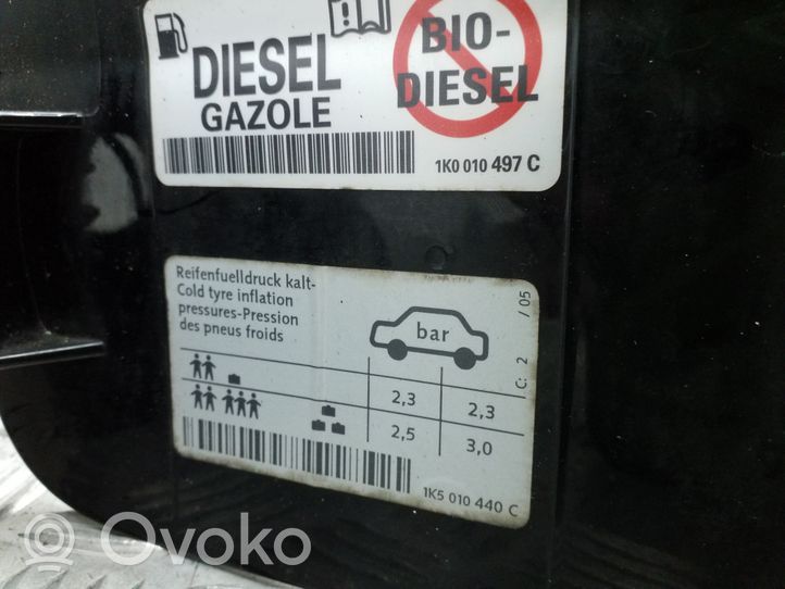 Volkswagen Jetta V Degalų bako dangtelis 1K5809857