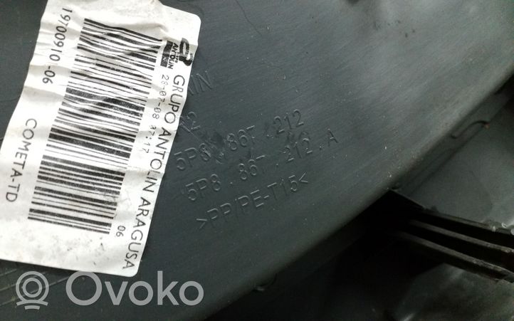 Seat Altea Boczki / Poszycie drzwi tylnych 5P8867212