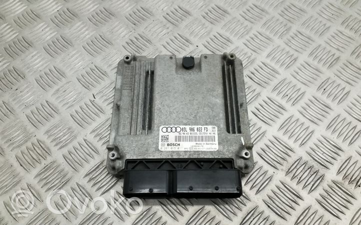 Audi A3 S3 A3 Sportback 8P Unité de commande, module ECU de moteur 03L906022FD