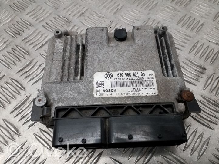 Skoda Superb B6 (3T) Komputer / Sterownik ECU silnika 03G906021QM