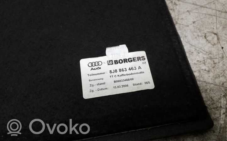 Audi TT TTS Mk2 Doublure de coffre arrière, tapis de sol 8J8863463A