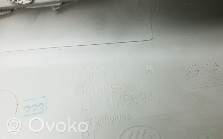 Volkswagen Sharan Osłona słupka szyby przedniej / A 7N0867233A