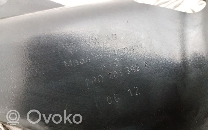 Volkswagen Touareg II Osłona dolna zbiornika paliwa 7P0201399A