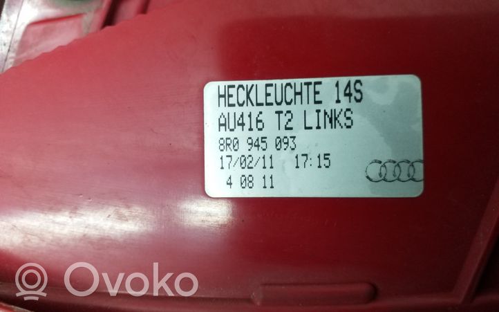 Audi Q5 SQ5 Galinis žibintas dangtyje 8R0945093